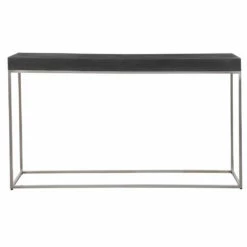 Uttermost Jase Black Concrete Console Table Tables