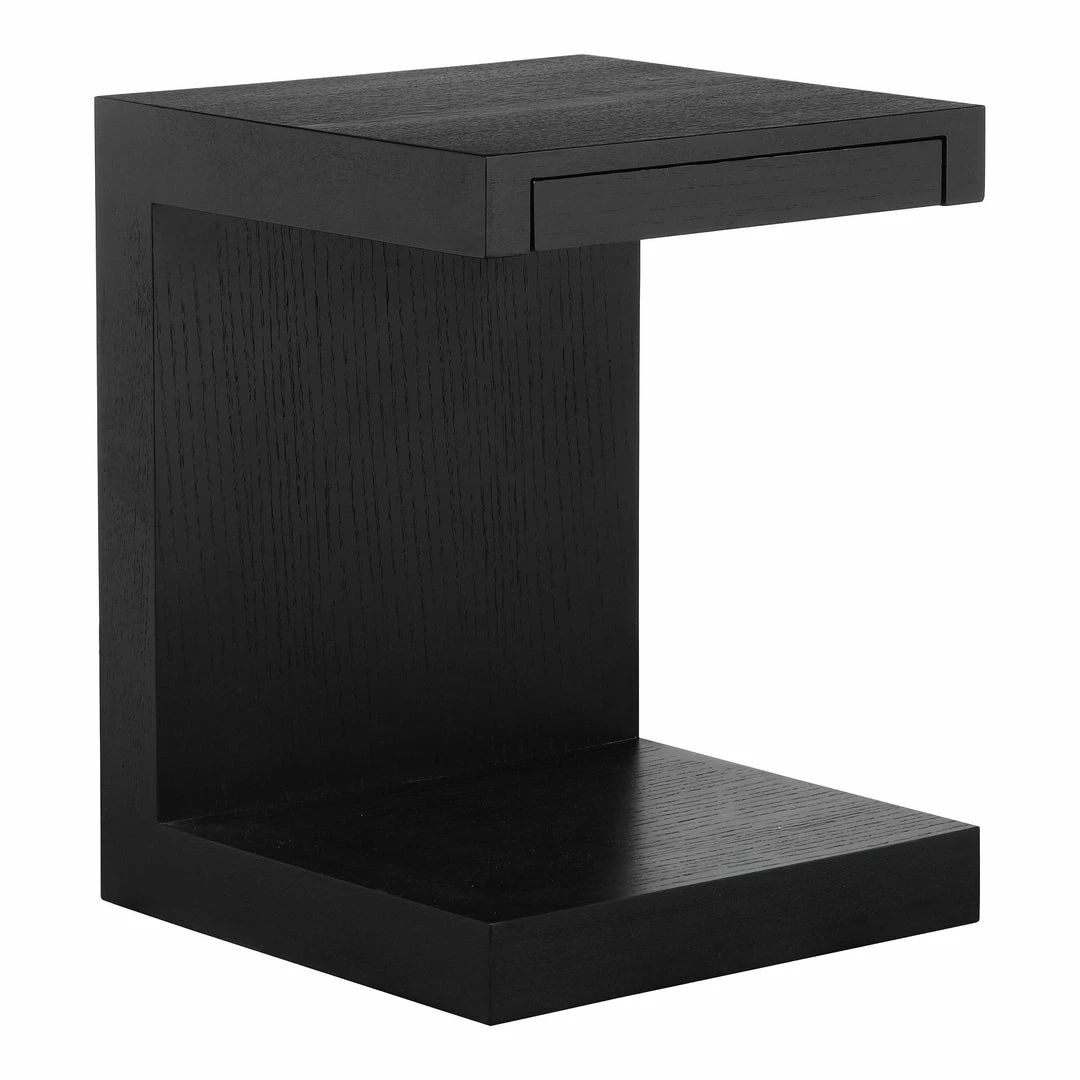 Best deal ✨ Moe's Home Collection Zio Sidetable Black Oak Tables ⌛ 4 Moe's Home Collection Zio Sidetable Black Oak Tables