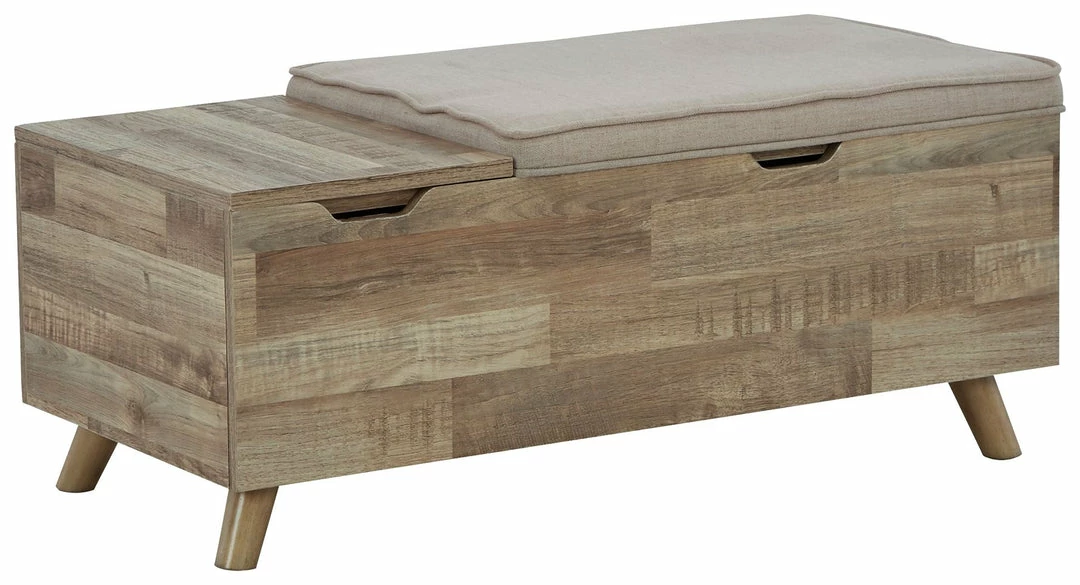 Cheapest ⭐ Signature Design By Ashley® Benches Gerdanet - Beige - Storage Bench 🔔 3 Signature Design By Ashley® Benches Gerdanet - Beige - Storage Bench