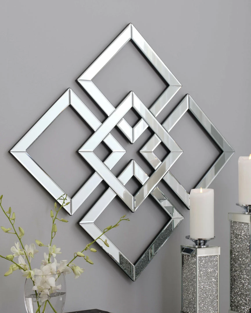 Buy ๐ Ashley Furniture Quinnley - Metallic - Accent Mirror ๐ฏ 4 Ashley Furniture Quinnley - Metallic - Accent Mirror