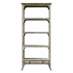 Bookcases Uttermost Bridgely Aged White Etagere