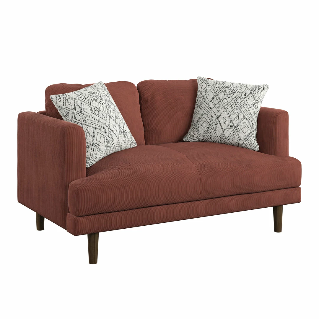 Brand new 🧨 Emerald Home Juno Loveseat Paprika Loveseats 🤩 3 Emerald Home Juno Loveseat Paprika Loveseats