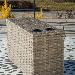 Top 10 👍 Ashley Furniture Calworth - Beige - Console With Drink Holders 🔥 7 Ashley Furniture Calworth - Beige - Console With Drink Holders