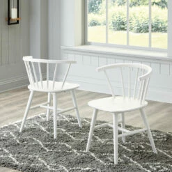 Ashley Furniture Grannen - White - Dining Room Side Chair (2/cn) Chairs