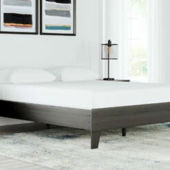 Buy 👍 Signature Design By Ashley® Beds Brymont - Dark Gray - Queen Platform Bed 🎁 16 Signature Design By Ashley® Beds Brymont - Dark Gray - Queen Platform Bed