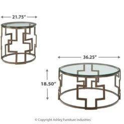 Top 10 ❤️ Ashley Furniture Frostine - Dark Bronze Finish - Occasional Table Set (3/cn) Tables 🎉 12 Ashley Furniture Frostine - Dark Bronze Finish - Occasional Table Set (3/cn) Tables