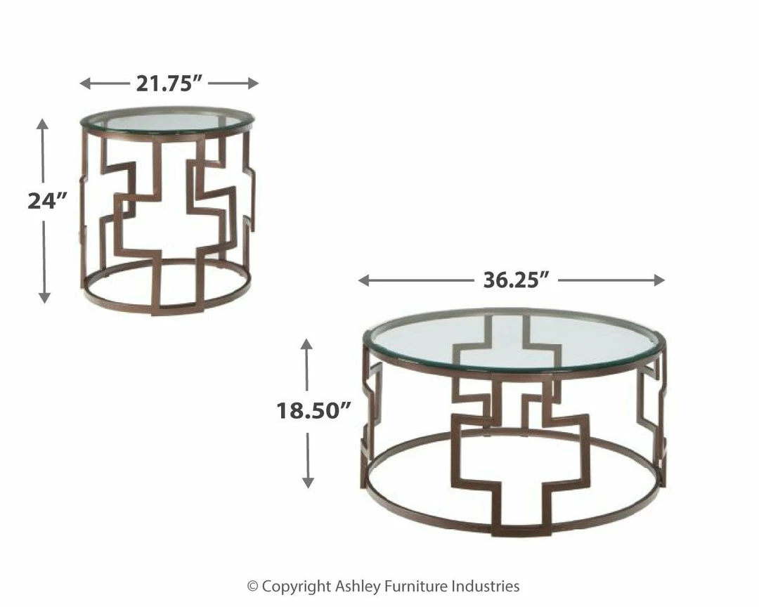 Top 10 ❤️ Ashley Furniture Frostine - Dark Bronze Finish - Occasional Table Set (3/cn) Tables 🎉 7 Ashley Furniture Frostine - Dark Bronze Finish - Occasional Table Set (3/cn) Tables