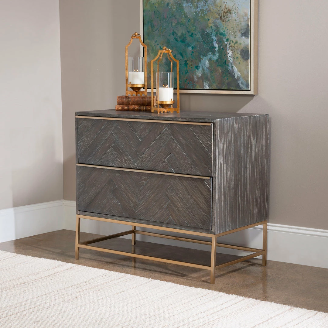 Hot Sale 🤩 Uttermost Armistead Dark Walnut Drawer Chest ⭐ 6 Uttermost Armistead Dark Walnut Drawer Chest