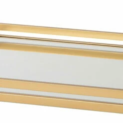 Ashley Furniture Derex - Gold Finish - Tray Table Decor