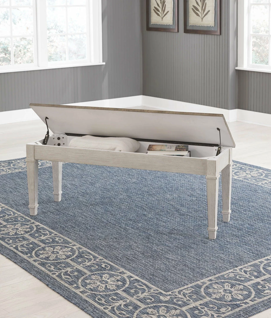 Best deal 🥰 Ashley Furniture Skempton - White - Storage Bench Benches 🎁 5 Ashley Furniture Skempton - White - Storage Bench Benches