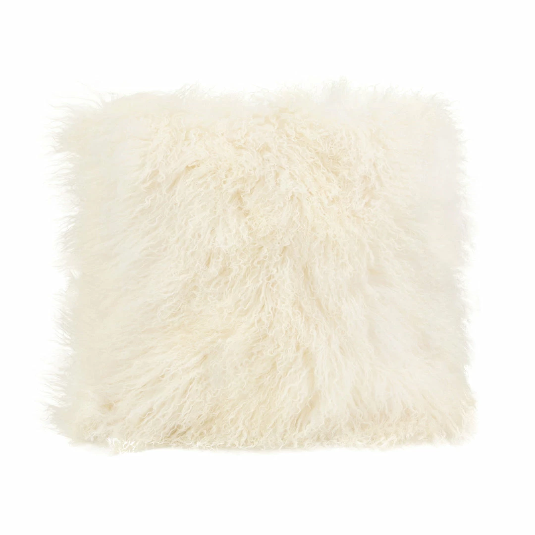 Best Sale ๐ Moe's Home Collection Lamb Fur Pillow Large Cream Accessories ๐ 3 Moe's Home Collection Lamb Fur Pillow Large Cream Accessories