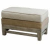 Uttermost Schafer Linen Ottoman