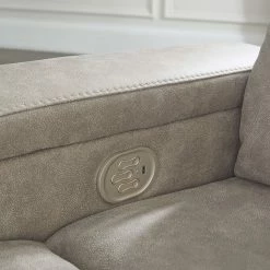 Ashley Furniture Rowlett - Fog - Pwr Recliner/adj Headrest