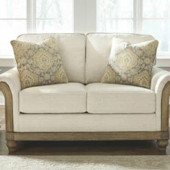Signature Design By Ashley® Living Room Sets Stoneleigh - Alabaster - 4 Pc. - Sofa, Loveseat, Chair, Ottoman