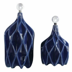 Uttermost Klara Geometric Bottles, S/2 Table Decor