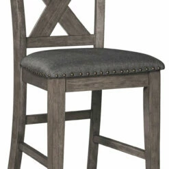 Ashley Furniture Caitbrook - Gray - Upholstered Barstool (2/CN) Stools
