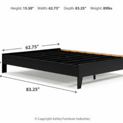 Wholesale ✔️ Ashley Furniture Flannia - Gray - Platform Bed Beds 🤩 37 Ashley Furniture Flannia - Gray - Platform Bed Beds