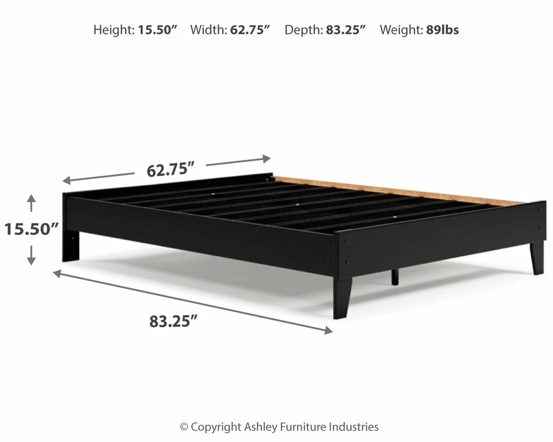 Wholesale ✔️ Ashley Furniture Flannia - Gray - Platform Bed Beds 🤩 8 Ashley Furniture Flannia - Gray - Platform Bed Beds