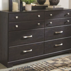 Signature Design By Ashley® Reylow - Dark Ultimate Best In Class Dresser, Mirror, Bookcase Bed
