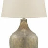 Ashley Furniture Mari - Gray/gold Finish - Glass Table Lamp (1/cn)