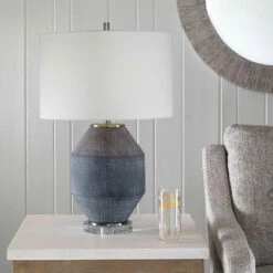 Accessories Uttermost Blackjack Charcoal Table Lamp