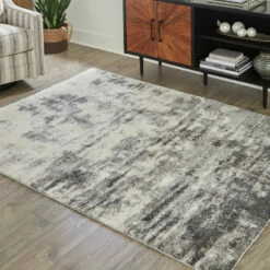 Ashley Furniture Accessories Gerdie - Cream/gray - Large Rug
