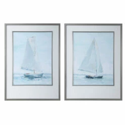 Uttermost Seafaring Framed Prints, S/2