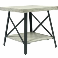 Emerald Home Chandler End Table, Lt Gray Tables