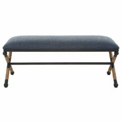 Uttermost Firth Rustic Navy Bench