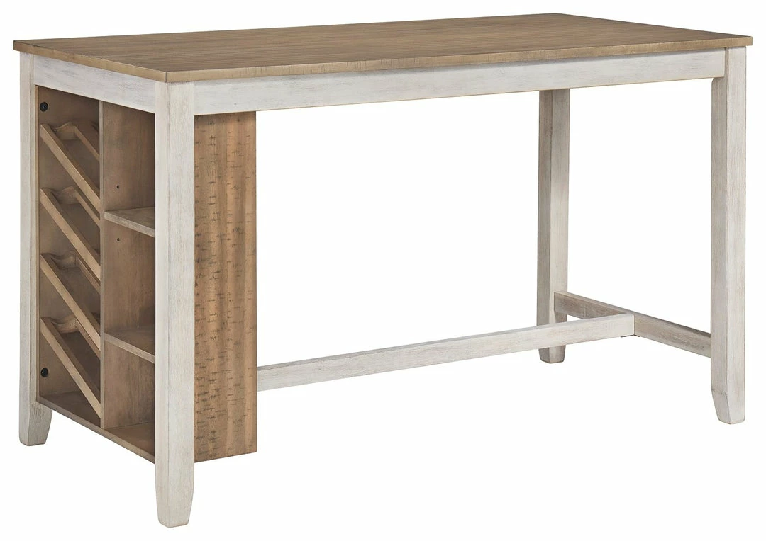 Wholesale ✨ Ashley Furniture Tables Skempton - White - Rect Counter Table W/storage ✨ 3 Ashley Furniture Tables Skempton - White - Rect Counter Table W/storage
