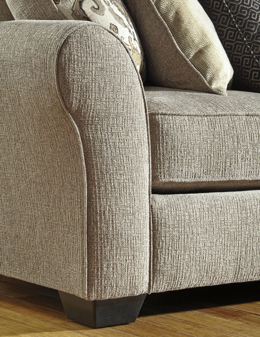 Budget 👍 Benchcraft® Pantomine - Driftwood - Left Arm Facing Cuddler 4 Pc Sectional Sectionals ✨ 4 Benchcraft® Pantomine - Driftwood - Left Arm Facing Cuddler 4 Pc Sectional Sectionals