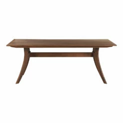 Moe's Home Collection Tables Florence Rectangular Dining Table Small Walnut