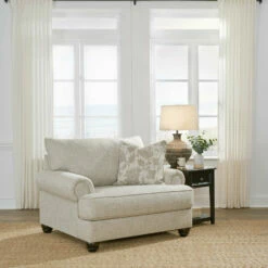 Benchcraft® Asanti - Fog - 4 Pc. - Sofa, Loveseat, Chair And A Half, Ottoman Living Room Sets