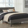 Signature Design By Ashley® Beds Brymont - Dark Gray - Queen Panel Platform Bed