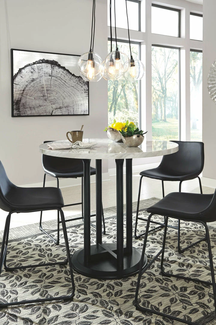 Top 10 ๐ Ashley Furniture Centiar - Dark Gray - Round Drm Counter Table Tables ๐ 5 Ashley Furniture Centiar - Dark Gray - Round Drm Counter Table Tables