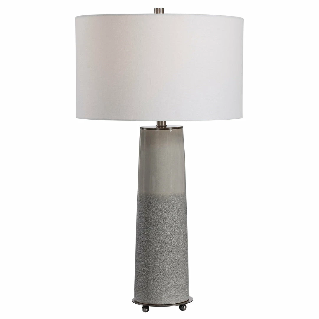 Best Sale ⌛ Accessories Uttermost Abdel Gray Glaze Table Lamp 🎁 3 Accessories Uttermost Abdel Gray Glaze Table Lamp