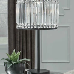 Ashley Furniture Gracella - Black - Metal Table Lamp (1/cn)