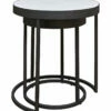 Best Pirce ✔️ Signature Design By Ashley® Windron - Black/white - Nesting End Tables (2/cn) ✨ 1 Signature Design By Ashley® Windron - Black/white - Nesting End Tables (2/cn)