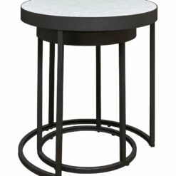 Signature Design By Ashleyยฎ Windron - Black/white - Nesting End Tables (2/cn)