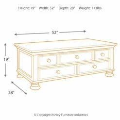 Top 10 👏 Ashley Furniture Porter - Rustic Brown - Rectangular Cocktail Table ✨ 21 Ashley Furniture Porter - Rustic Brown - Rectangular Cocktail Table