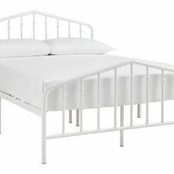 Ashley Furniture Trentlore - White - Full Metal Hdbd/ftbd/rails Beds