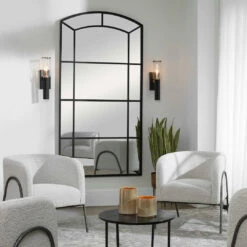 Accessories Uttermost Camber Oversized Arch Mirror