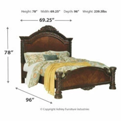 Millennium® By Ashley North Shore - Dark Ultimate Best In Class California Panel Bed Beds