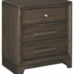 Ashley Furniture Brueban - Brown - Three Drawer Night Stand Nightstands