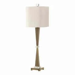 Uttermost Niccolai Antiqued Nickel Lamp