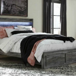Signature Design By Ashley® Baystorm - Gray - Panel Bed Beds
