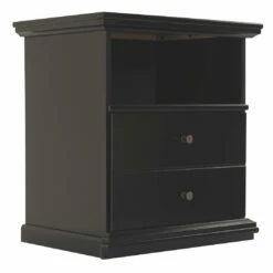Ashley Furniture Nightstands Maribel - Black - One Drawer Night Stand