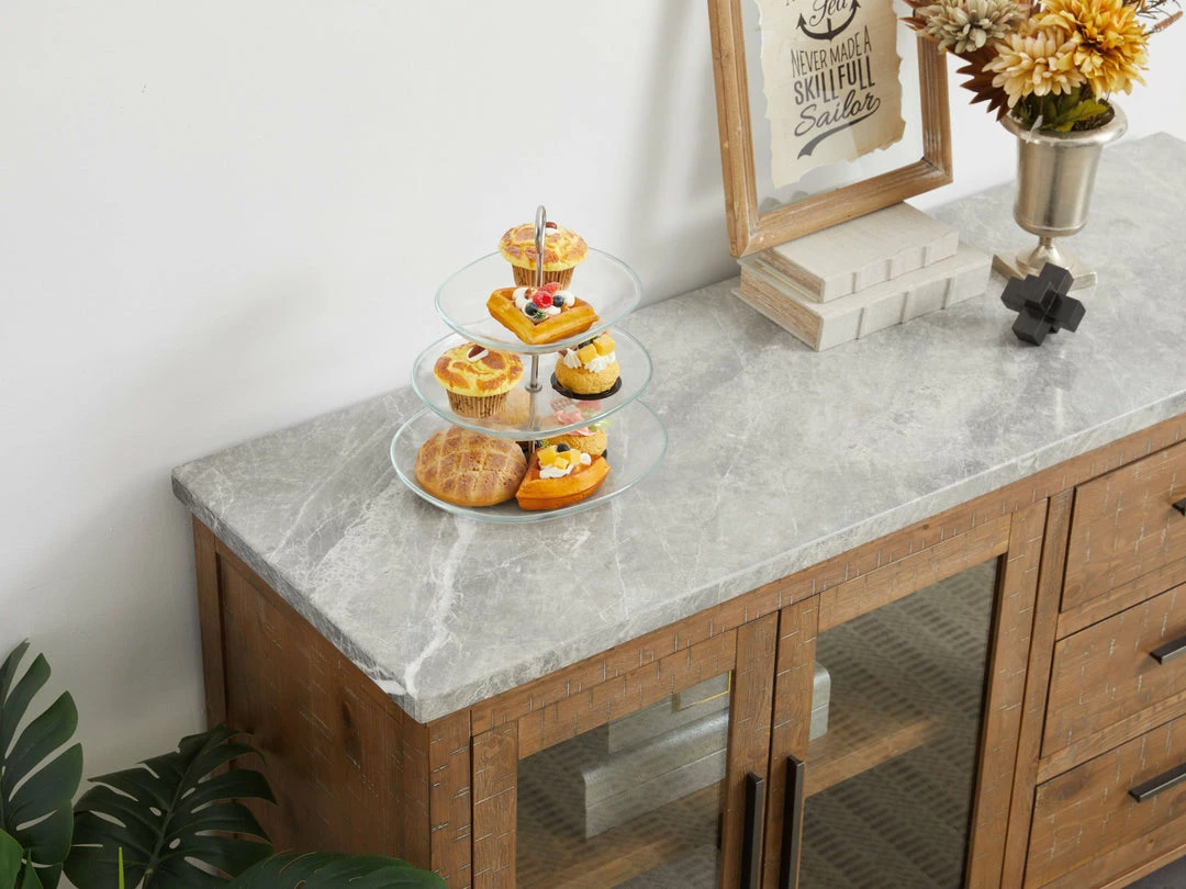 Cheap ๐ Ashley Furniture Servers Aleeda - Brown/white - Dining Room Server โ๏ธ 11 Ashley Furniture Servers Aleeda - Brown/white - Dining Room Server