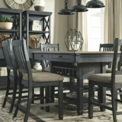 Ashley Furniture Tyler - Black/gray - Rect Dining Room Counter Table