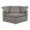 New 🛒 Moe's Home Collection Terra Condo Corner Chair Livesmart Fabric Light Grey Sectional Pieces 🌟 1 Moe's Home Collection Terra Condo Corner Chair Livesmart Fabric Light Grey Sectional Pieces